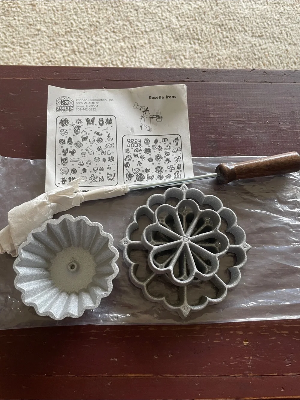 Rosette cookie Iron